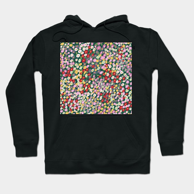 Impressionist Floral pattern // flower garden Hoodie by allysci